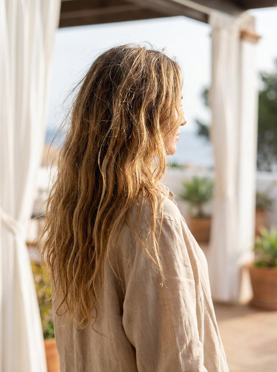 Sanfte Beach Waves - schöne Frisur für lange Haare